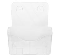 GALPADA Présentoir à Brochures Porte-Documents Mural Blanc en Acrylique Transparent Organiseur Simple Design pour Trier Courriers et Rapports pour Bureau