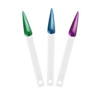 GALPADA Présentoir D’Ongles en Plastique Blanc, 2 Lots de 40 Pièces, Anneau Rond, Surface Lisse sans Bavure, pour Afficher Vernis à Ongles et Nail Art