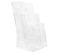 GALPADA Présentoir Mural Acrylique Transparent à Porte Documents et Porte Brochures Rigide Support Multi Usage pour Bureau Chambre et Salle Organisateur de Fichiers et Flyers
