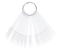 GALPADA Présentoir Vernis à Ongles 100 Pièces Taille Moyenne Transparent, Conseils D'affichage Pour Nail Art, Accessoires De Salon, Anneau De Rangement Pour Manucure Professionnelle