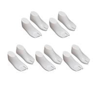 GALPADA Présentoirs à Chaussures Pratiques et Résistants Lot de 5 Paires produit en Pvc Blanc Modèles de Pieds sans Fond pour Exposer Chaussures et Chaussettes pour Garçon et Filles