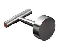 GALPADA Presse à Viande pour Gril en Acier Inoxydable, Facile à Utiliser, Forme Circulaire pour Smash Burger et Galettes au Barbecue