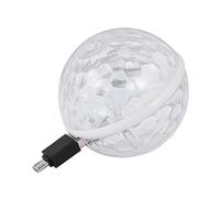 GALPADA Projecteur LED de Scène Mini USB Boule Disco Lumineuse Rotative, Éclairage Dj Portable pour Fêtes et Ambiance Karaoké