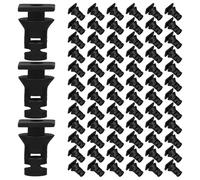 GALPADA Protecteur de Câble Abs Noir pour Fils Électriques Installation Rapide, Protège-câbles pour Boîtes de Contrôle, Lot de 100 Pièces Solide et Fiable