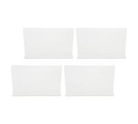 GALPADA Protection Anti-Éclaboussures Évier Lot de 4 Barrières D’Étanchéité en PVC Transparentes Dimensions 40 X 12 X 4 CM Autocollantes Pare-Éclaboussures Mural pour Salle de Bain