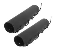 GALPADA Protège-corne pour Instrument de Musique en Pu Léger et Facile à Utiliser, Coussinet de Rechange Noir pour Cornet, Lot de 2 Pièces pour Amis et Famille