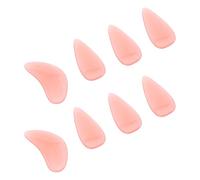 GALPADA Protège-doigts en Nylon Rouge pour Guzheng, Set de 1 Jeu de Faux Ongles Cristal Professionnel pour Pratique et Performance Musicale