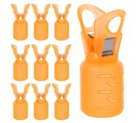 GALPADA Protège-hameçons Orange en Plastique 10pcs pour Pêche Capuchon Épais, Protège-Doigts Anti-Rayures, Accessoire Pratique Pêche en Mer