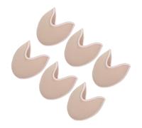 GALPADA Protège-Orteils Lot de 3 Paires Coussinets Antidérapants pour Chaussures de Danse Couleur Chair Semelles Respirantes Adaptées aux Danseurs en Répétition