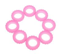 GALPADA Protège-Roue pour Valise Rose 8 Pièces en Silicone pour Voyage