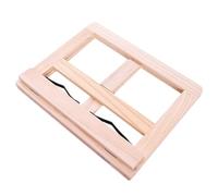 GALPADA Pupitre de Lecture en Bois Réglable et Pliable, Support de Livre Portable Multifonction, Étagère Miniature Cuisine et Bureau, Adapté la Lecture la Cuisine