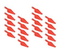 GALPADA Queue en Plastique 8mm Rouge 20 Pièces, Accessoires pour Tir à l'arc, Entraînement, Queue de Professionnelle Robuste et Précise, Remplacement pour Arc