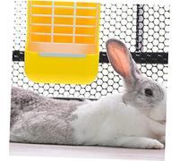 GALPADA Rabbit Food Basket pour Mangeoire Profonde Antigaspillage Accessoire pour Cage Intérieure de Lapin Support Durable et Facile à Nettoyer