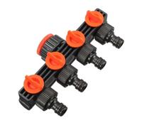 GALPADA Raccord Rapide pour Tuyau Arrosage avec Vanne Quart De Tour Compatible pour Robinet Et Arrosage Noir Et Jacinthe