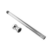 GALPADA Rallonge de Mât de Drapeau Filetée en Acier Inoxydable, 1 Pouce | Section de Remplacement Argenté, Joints Filetés, Embout, pour Campus et Espaces Commerciaux