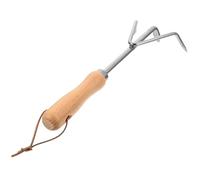 GALPADA Râteau de Jardin Multifonction à Manche Bois pour Creuser Planter et Jardiner Outil de Jardinage Pratique