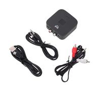 GALPADA Récepteur Audio sans Fil 5.0 NFC, Adaptateur pour Voiture Et TV, Compatible Amplificateur Et Haut-Parleur, Petite Taille Portable, Connectique 3,5 Mm Et RCA, Couleur Noire