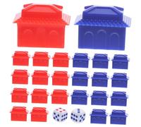 GALPADA Rechange pour Jeu De Société Maison De Jeux Rich Man Accessoires De Jeu De Société