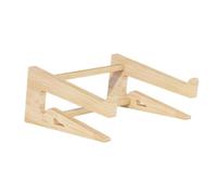 GALPADA Rehausseur 12 à 14,7 Pouces en Bois pour Khaki Ordinateur Portable | Angle Ergonomique, Réduit la Tension Cervicale et Dorsale, Toucher Confortable, pour Café et Bureau