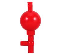 GALPADA Remplisseur de Pipette en Silicone Rouge à Trois Valves, Haute Durabilité et Quantification Précise, pour Mélange et Distribution en Laboratoire
