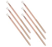 GALPADA Repousse-Cuticules et Grattoir en Acier 6 Pièces pour Dissolution de Vernis Semi-Permanent Outils de Manucure pour Ongles et Pieds