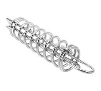 GALPADA Ressort D’amarrage en Acier Inoxydable Bateau pour Coque de Yacht | Amortisseur de Charge Variable, Protection Contre les Chocs la Fatigue, Couleur Argenté, pour Lignes de Mouillage