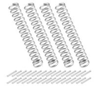 GALPADA Ressorts Hélicoïdaux Compatibilité Fonction de Réinitialisation Automatique 30 en Acier Inoxydable Argentés Pack de 30 Pièces pour Casse-Noisette