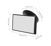 GALPADA Rétroviseur Intérieur Voiture avec Ventouse Réglable Miroir Incurvé Haute Définition Angle Ajustable pour Sécurité Routière
