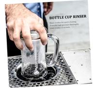 GALPADA Rince Verre Inox Haute Pression Automatique pour Bar et Maison Nettoyage Rapide de Tasses Bouteilles et Verres Rinçage et Polyvalent