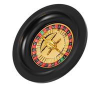 GALPADA Roue Chance 18 Cm Roulette à Boire Compacte Portable en Plastique Noir Rotation Fluide Jeu D’Alcool Adulte Fête Karaoké Bar