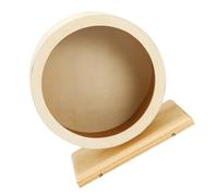 GALPADA Roue Silencieuse en Bois pour Hamster Golden Silk Bear et Hérisson, d'exercice Visible et Design Muet, pour Sports d'animaux de Compagnie