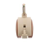 GALPADA Roulettes à Tige Freins pour Lit Évolutif, Petites Roues Pivotantes en Caoutchouc pour Meubles, Déplacement Pratique en Chambre d'Garçon et Filles