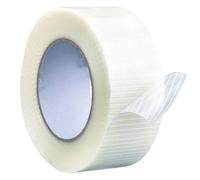 GALPADA Ruban Adhésif en Maille Simple Face, Fibre de Verre Blanc, Fort | Adhérence Forte, Résistance à L’usure, Usage Solide, pour Ordinateurs et Télécopieurs, Maison ou Industrie