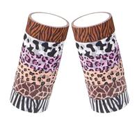GALPADA Rubans Washi Adhésifs Décoratifs Animaux, 12 Rouleaux Motifs Léopard Tigre Girafe Vache, Rubans Adhésifs Fins en Papier pour Scrapbooking Bricolage et Emballage Présent