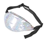 GALPADA Sac Banane Holographique Réglable pour Femme Ceinture De Sport Étanche pour Course Randonnée Et Activités De Plein Air Sac à Bandoulière Multi-usages avec Poche pour