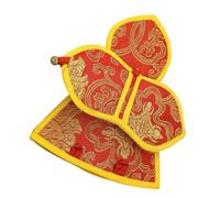 GALPADA Sac de Rangement Vajra Bell Compact Résistant Déchirure Pochette Artisanale Népalaise pour Instrument Musical Dorje Vajra Protection et Décorative