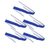 GALPADA Sangle de Canne à Pêche Bleue 5 Pièces en Fibre Antidérapante | Maintien Confortable, Meilleur Contrôle au Lancer, Usage Bateau et Eau Douce, pour Moulinets Baitcasting