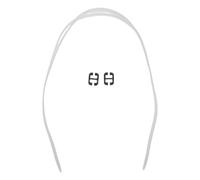 GALPADA Sangle de Rechange en Silicone Blanche et Noire pour Lunettes de Natation et Plongée - Bande Élastique Solide, Maintien Sécurisé pour Sports Nautiques et Activités Sous-marines