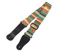 GALPADA Sangle de Ukulélé Réglable Légère en Polyester Impression Colorée, Ceinture Pratique pour Performance Musicale et Compétition, Style Ethnique National