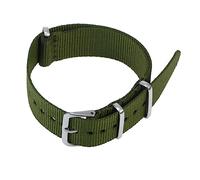 GALPADA Sangle En Nylon Bracelet Sport Registre Vert Bandes Sangle De Montre Tissée Tresser Groupe Remplacement Bretelles Hommes