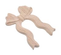 GALPADA Sculpture Bois Décorative de Nœud Beige, Applique Murale en Bois Non Peint Résistante la Déformation pour Décoration Chambre et Salon