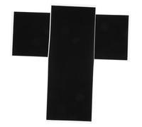 GALPADA Semelles Antidérapantes pour Chaussures Lot de 2 Pièces 1,1 Mm Épaisseur Patchs en Plastique Ondulé Noir Protection Talons Hauts et Baskets Usage Quotidien Pieds Sensibles