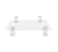 GALPADA Séparateur pour Aquarium en Plastique Transparent, Flexible et Découpable, Diamètre de Trou 1mm, pour Isolation et Séparation des Poissons Betta L'aquarium