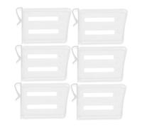 GALPADA Séparateurs de Réfrigérateur Réglables Transparents 6 Pièces en Polypropylène, Clips de Fixation Extensibles pour Organiser Étagères, Porte-épicier et Boissons la Cuisine et Congélateur