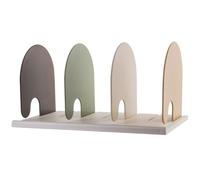 GALPADA Serrage-Livres Organisateur de Livres Vertical pour Bureau en Plastique Multifonction Économiseur D'espace pour Bibliothèque et Étagère Simple