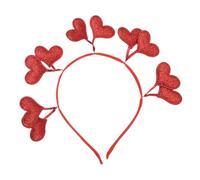 GALPADA Serrage-Tête Cœur d'Amour Rouge 10 Pièces Accessoires Coiffure de Fête de Mariage et Anniversaire Bandeau Léger et Décoratif pour Saint-Valentin et Nouvel An