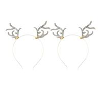 GALPADA Serrage-tête de Noël en Alliage Doré Clochettes Décoratives, Confortable à Porter, Style Créatif pour Carnavals et Accessoires Photo pour Adultes et Garçon et Filles