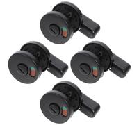 GALPADA Serrure de Porte Indicateur d'Occupation pour Toilettes Publiques en Plastique 4 Pièces Loquet pour Cabine Salle de Bain