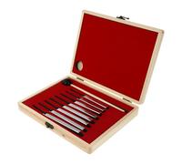 GALPADA Set de 8 Diapasons en Aluminium Argenté pour Enseignement Musical, Surface Lisse et Arrondie, Résistant la Rouille, pour Violon et Violoncelle