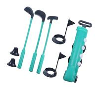GALPADA Set de Golf pour Garçon Fille avec Clubs et Balles Plastique Sportif Extérieur et Intérieur Interactif pour Garçons et Filles Développe Coordination Main-Pied et Intérêt Sportif